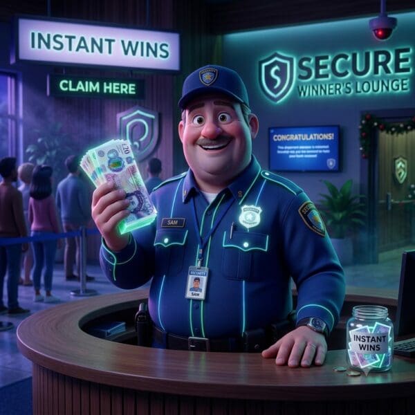 8p Instant Win – £322 End Prize