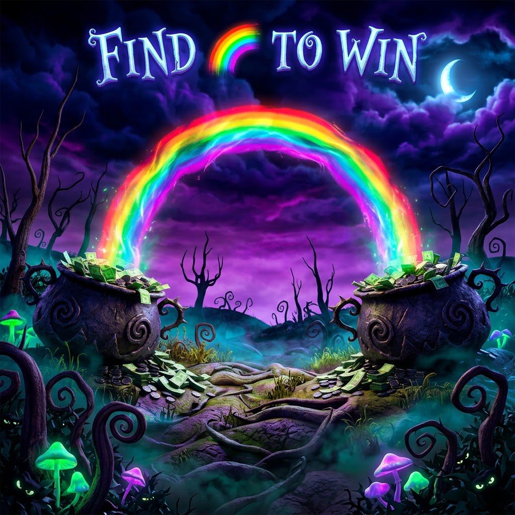 🕷️Quick.. Find A 🌈 To Win – £100 End Prize (50/50 Chance Per Ticket) (Autodraw)