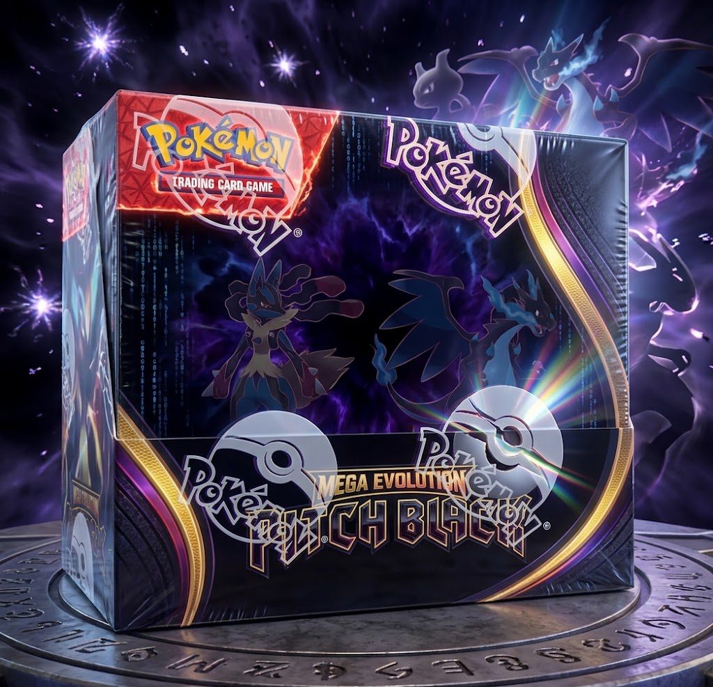 🕷️Quick.. Pokemon Mega Evolution Pitch Black Booster Box (Autodraw)